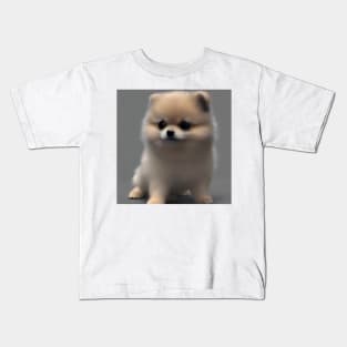 cute pomeranian puppy 7 Kids T-Shirt